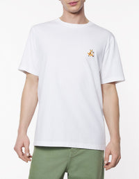 T-shirt with crest - White