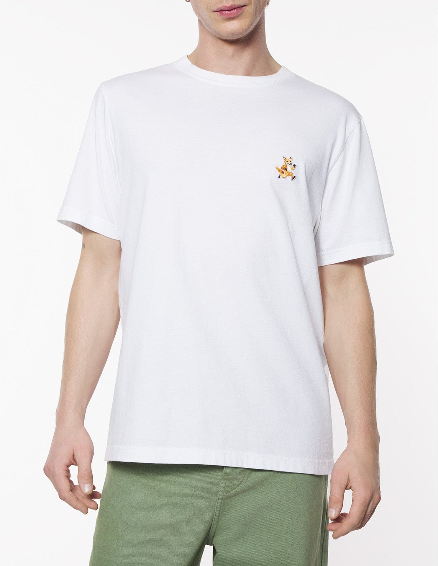 T-shirt with crest - White