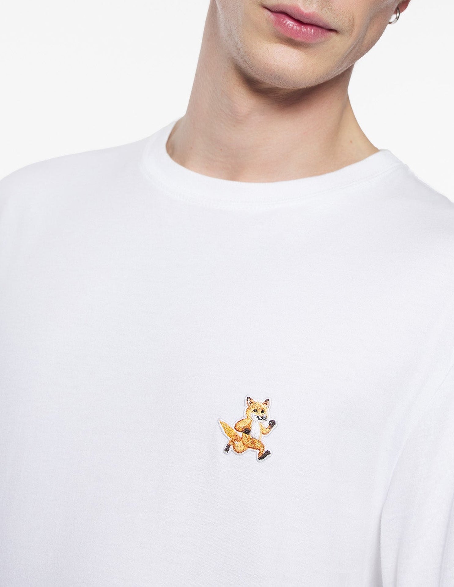 T-shirt with crest - White