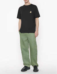 T-shirt with patch - Black