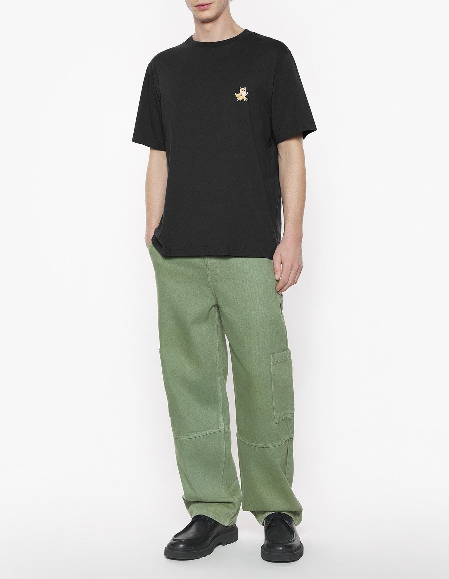 T-shirt with patch - Black