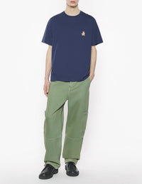 T-shirt with patch - Ink Blue