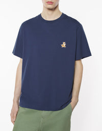 T-shirt with patch - Ink Blue