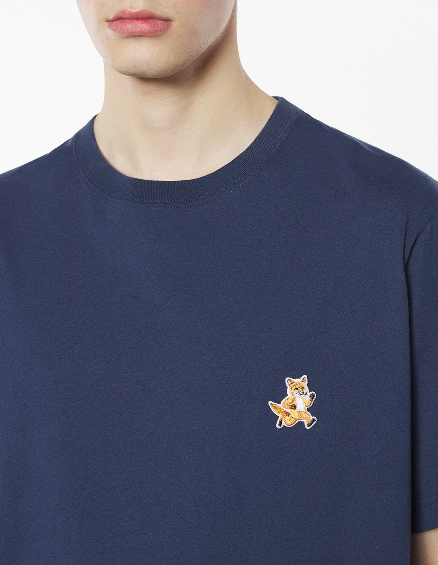 T-shirt with patch - Ink Blue