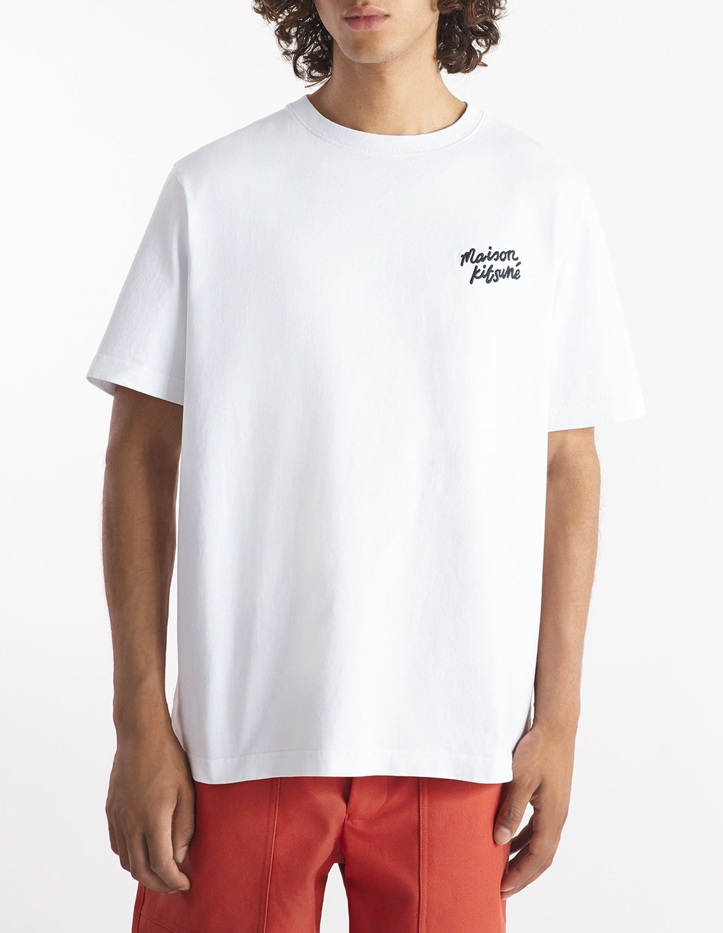 T-shirt with embroidery - White & Black