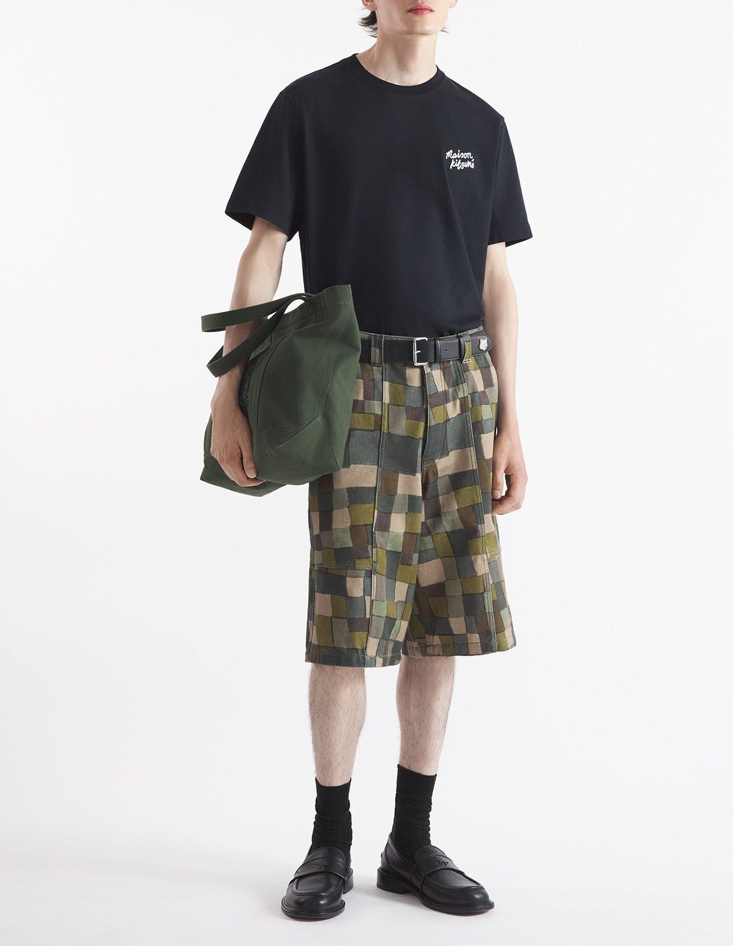 T-shirt with embroidery - Black & White