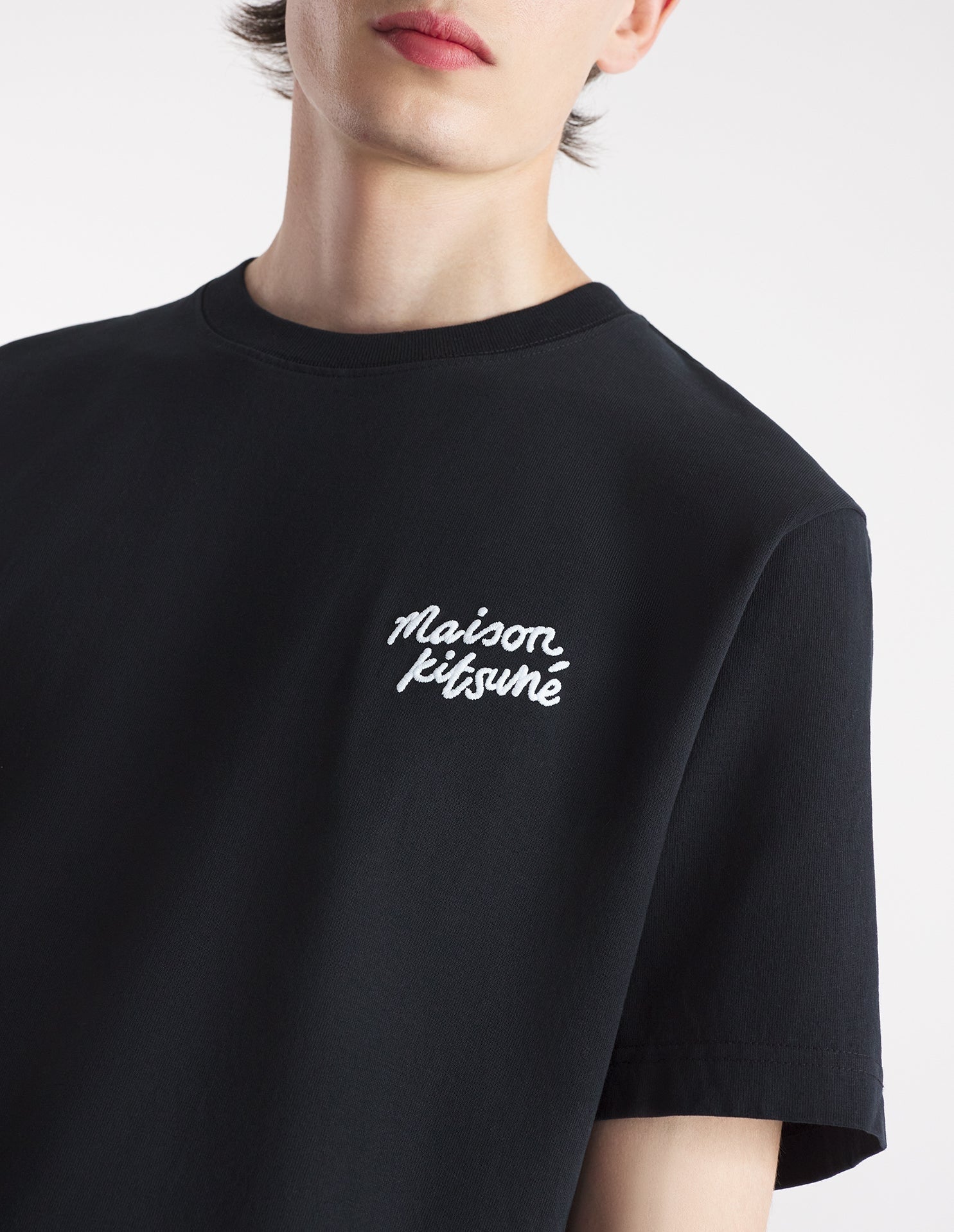 T-shirt with embroidery - Black & White