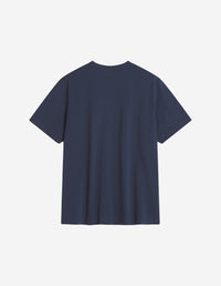 T-shirt with embroidery - Ink Blue