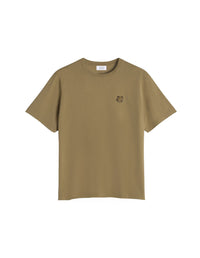Bold Fox Head T-shirt with crest - Cardamon