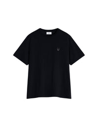 T-shirt Bold Fox Head avec écusson - Black