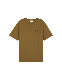 Bold Fox Head T-shirt with patch - Khaki Green
