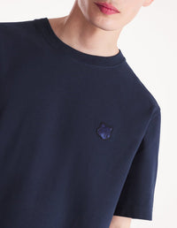 T-shirt Bold Fox Head avec écusson - Ink Blue