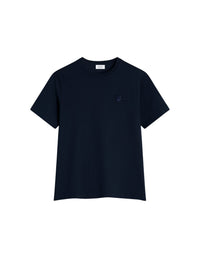 T-shirt Bold Fox Head avec écusson - Ink Blue