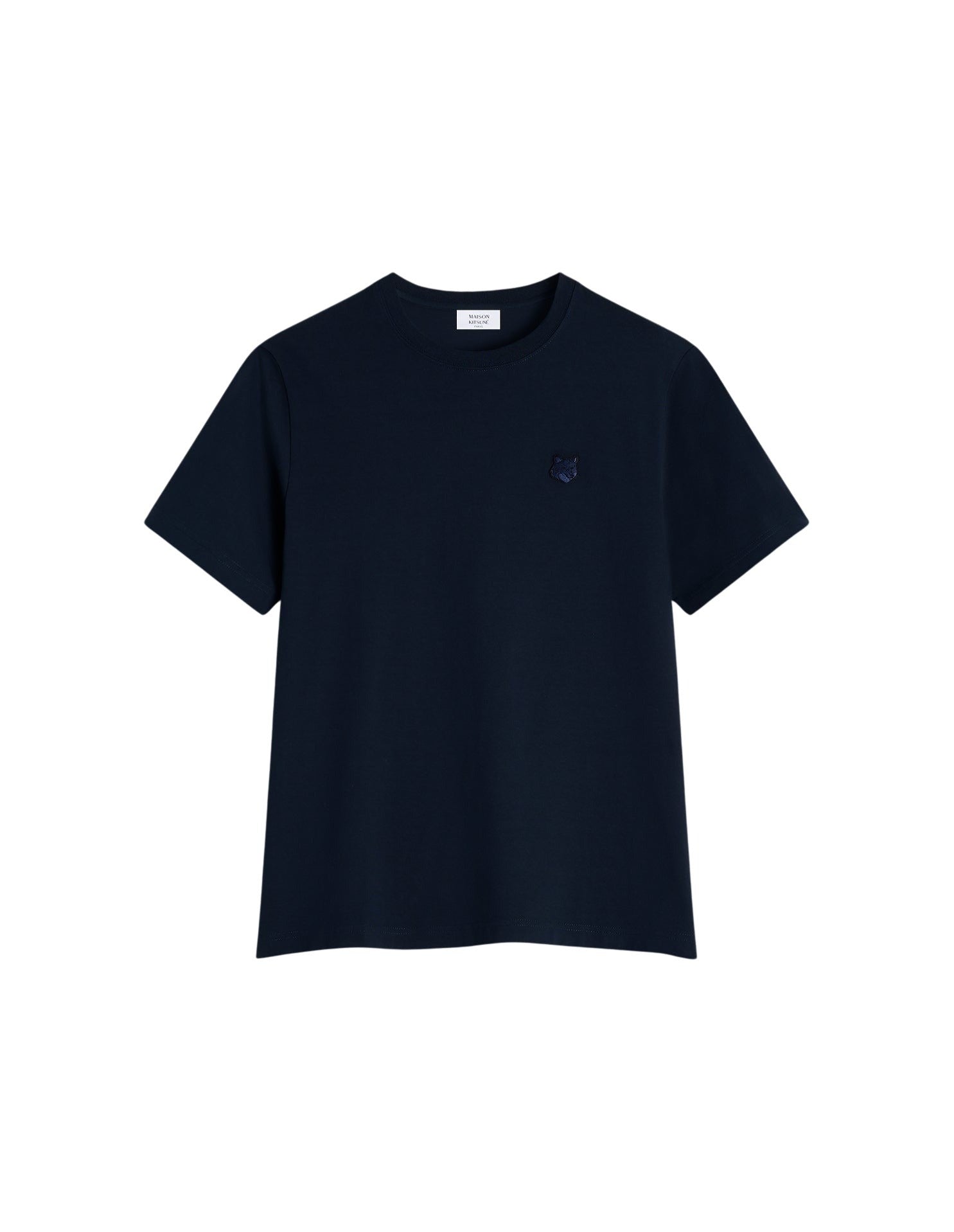 Bold Fox Head T-shirt with patch - Ink Blue