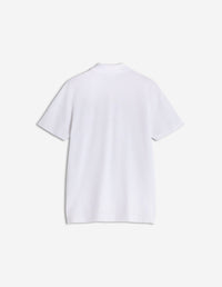 Polo à manches courtes avec broderie - White & Black
