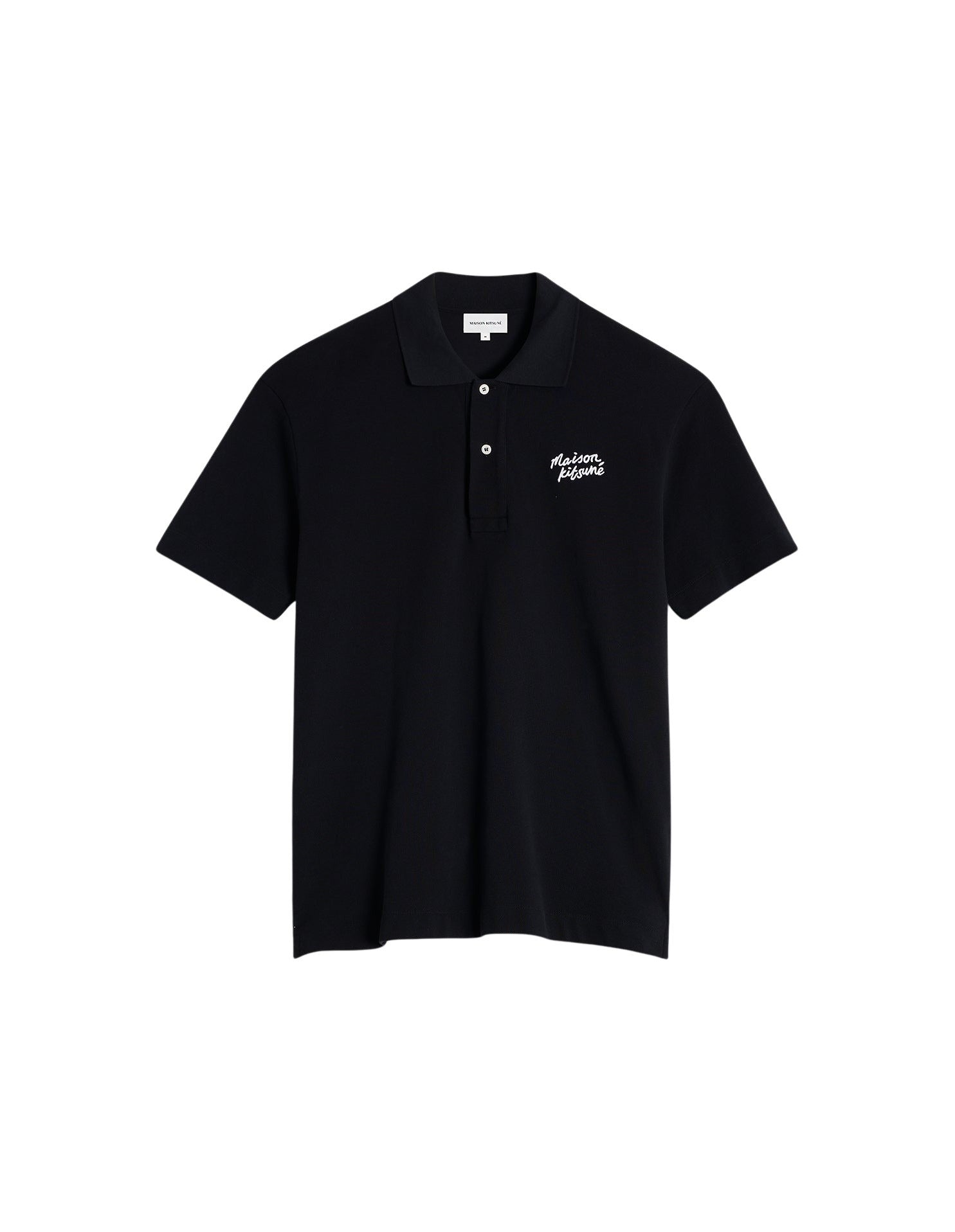 Polo à manches courtes avec broderie - Black & White