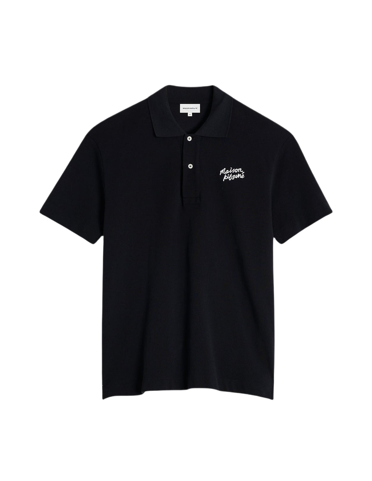 Polo à manches courtes avec broderie - Black & White