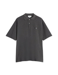 Polo à manches courtes coupe oversize avec écusson - Dark Grey