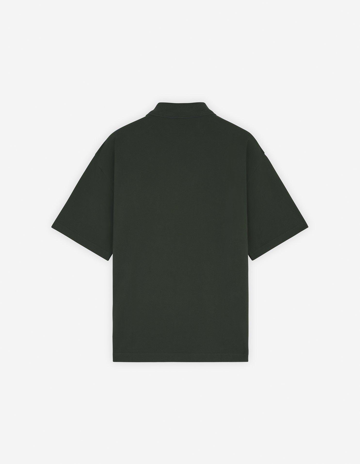 Polo à manches courtes coupe oversize avec écusson - Ranger Green