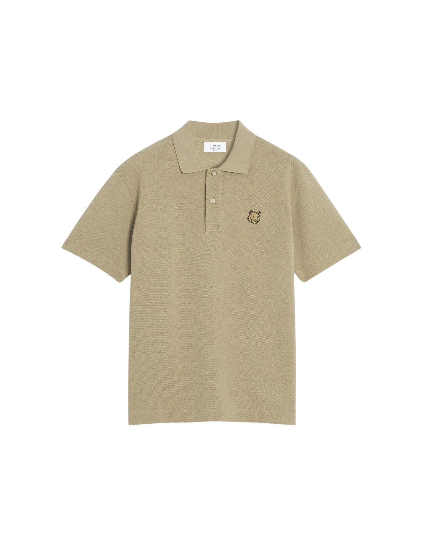 Short-sleeved polo shirt with badge - Cardamon