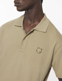Short-sleeved polo shirt with badge - Cardamon