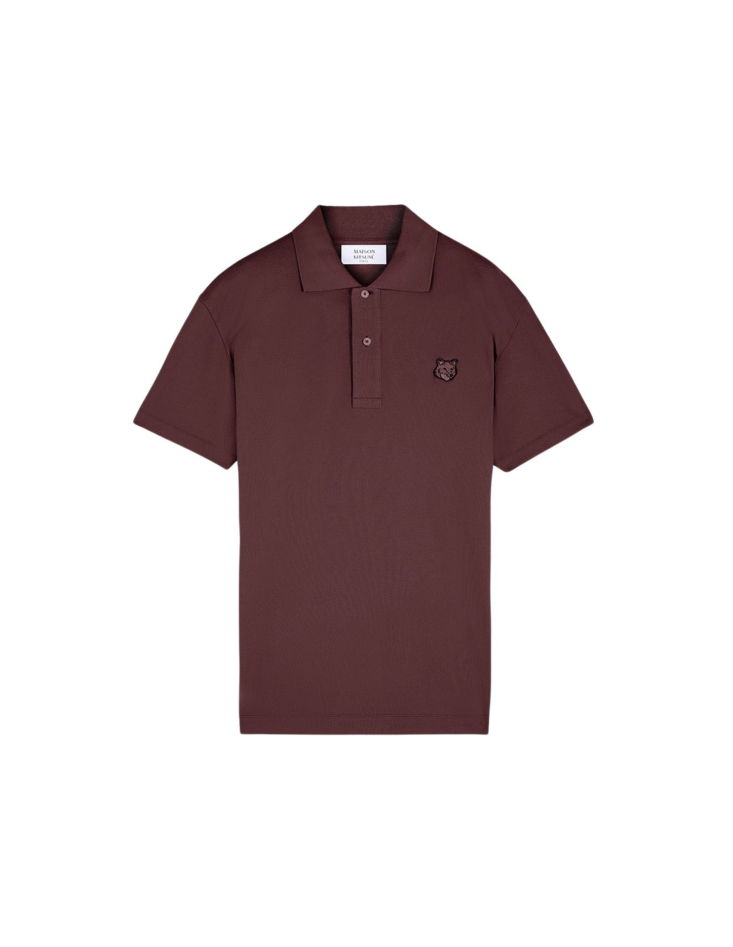 Short-sleeved polo shirt with badge - Firewood
