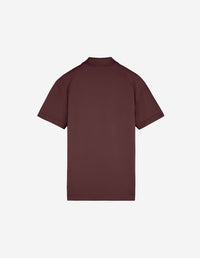 Short-sleeved polo shirt with badge - Firewood