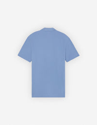 Short-sleeved polo shirt with badge - Hampton Blue