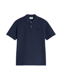 Polo à manches courtes avec écusson - Ink Blue
