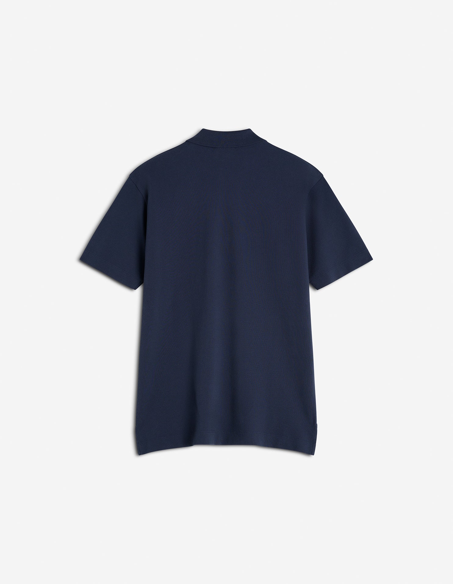 Short-sleeved polo shirt with crest - Ink Blue