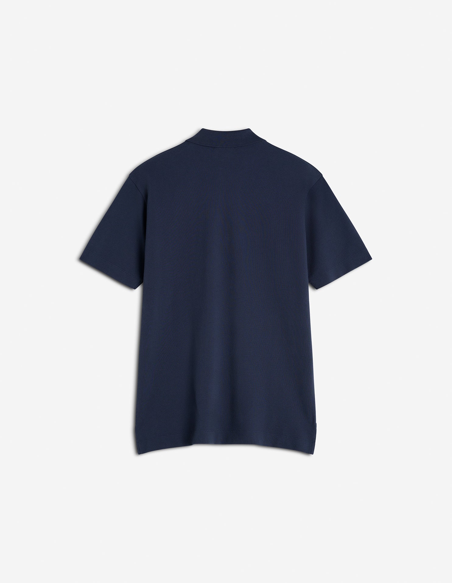 Short-sleeved polo shirt with crest - Ink Blue