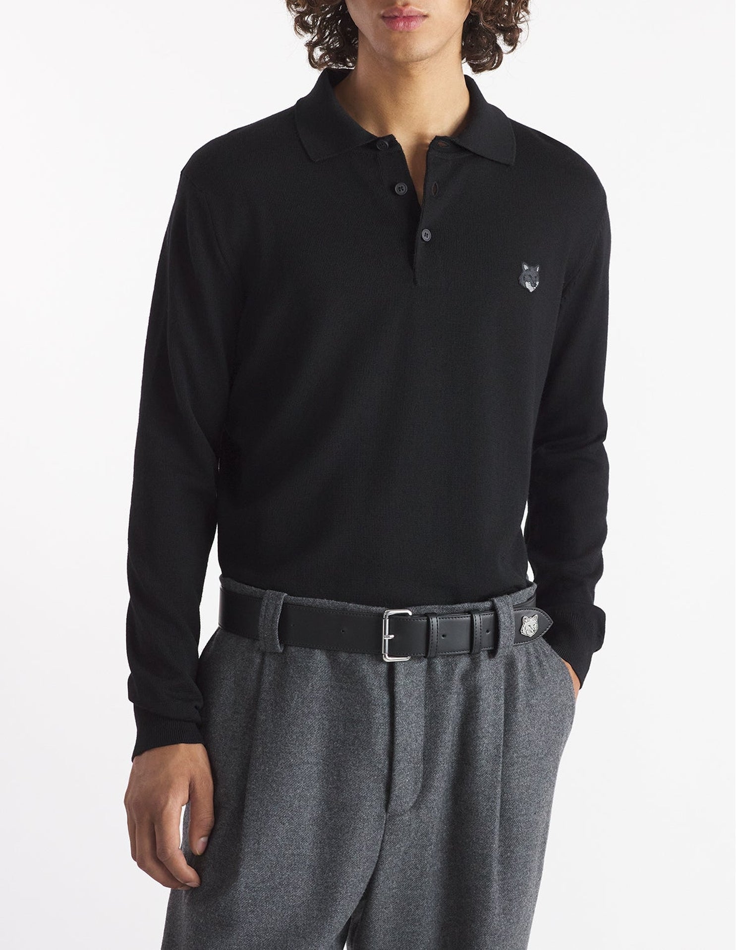 Pull camionneur Bold Fox Head en laine - Black
