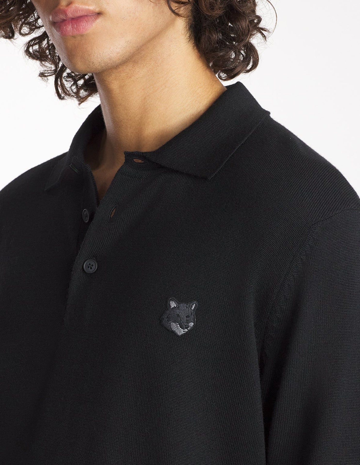 Pull camionneur Bold Fox Head en laine - Black