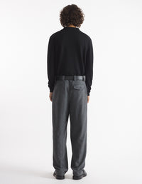 Pull camionneur Bold Fox Head en laine - Black