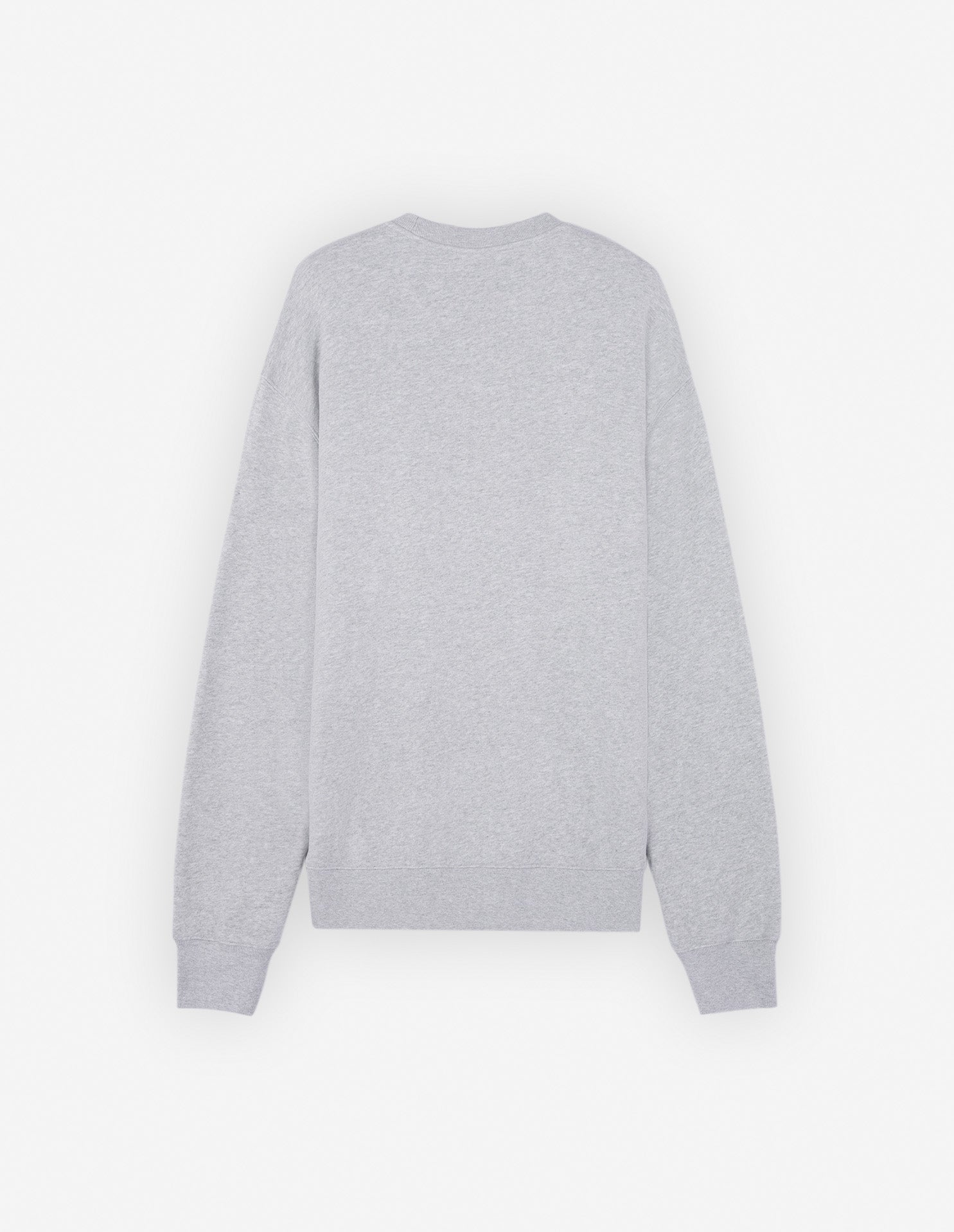 Long-sleeved sweatshirt with print - Light Grey Melange