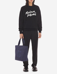 Sweatshirt à manches longues avec impression  - Black & White