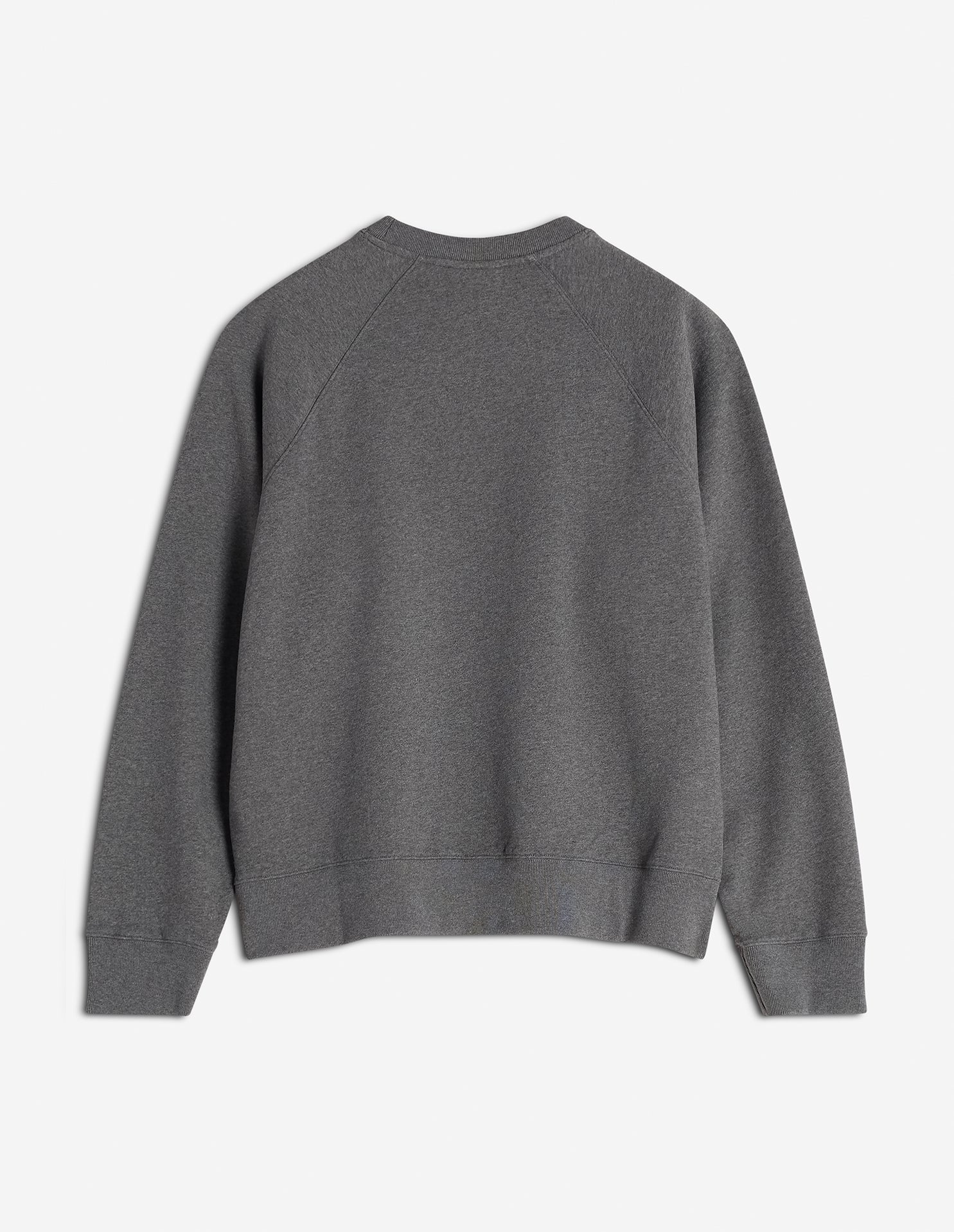 Sweatshirt Bold Fox Head oversize à col rond - Dark Grey Melange