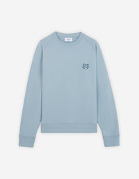 Bold Fox Head Patch Oversize Sweatshirt - Placid