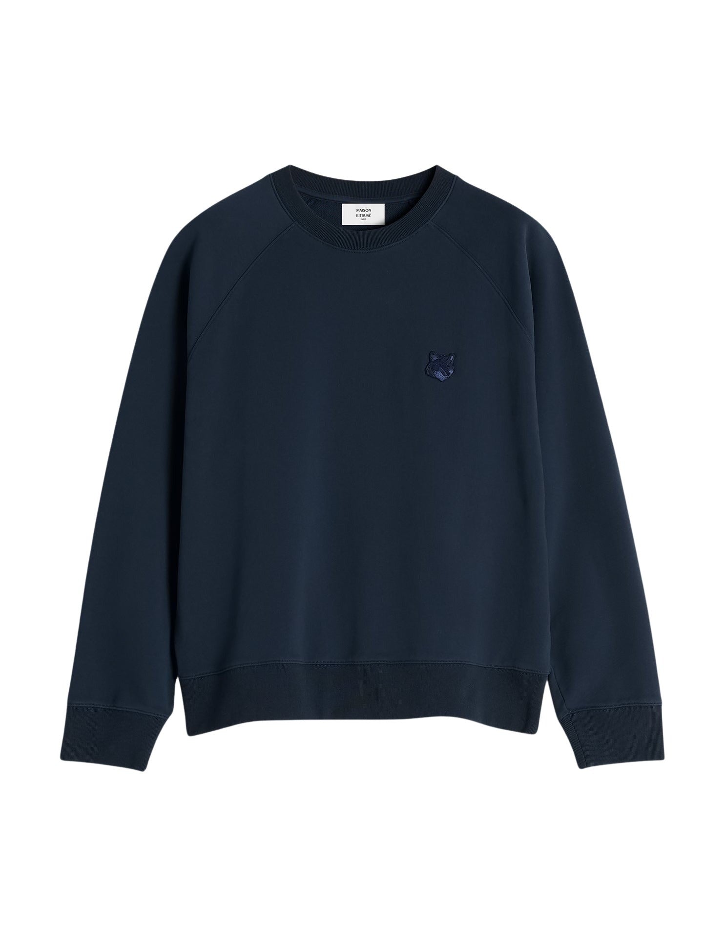 Sweatshirt Bold Fox Head oversize à col rond - Deep Navy