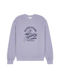 Sweatshirt à manches longues avec impression - Duster Blue