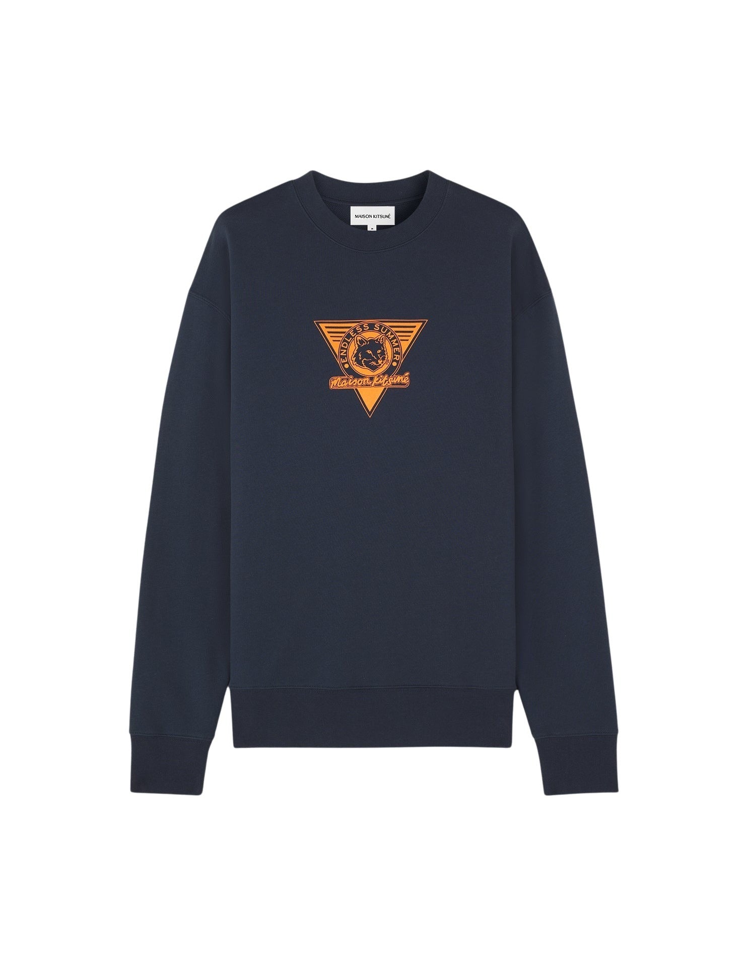 Long-sleeved sweatshirt with print - Deep Navy