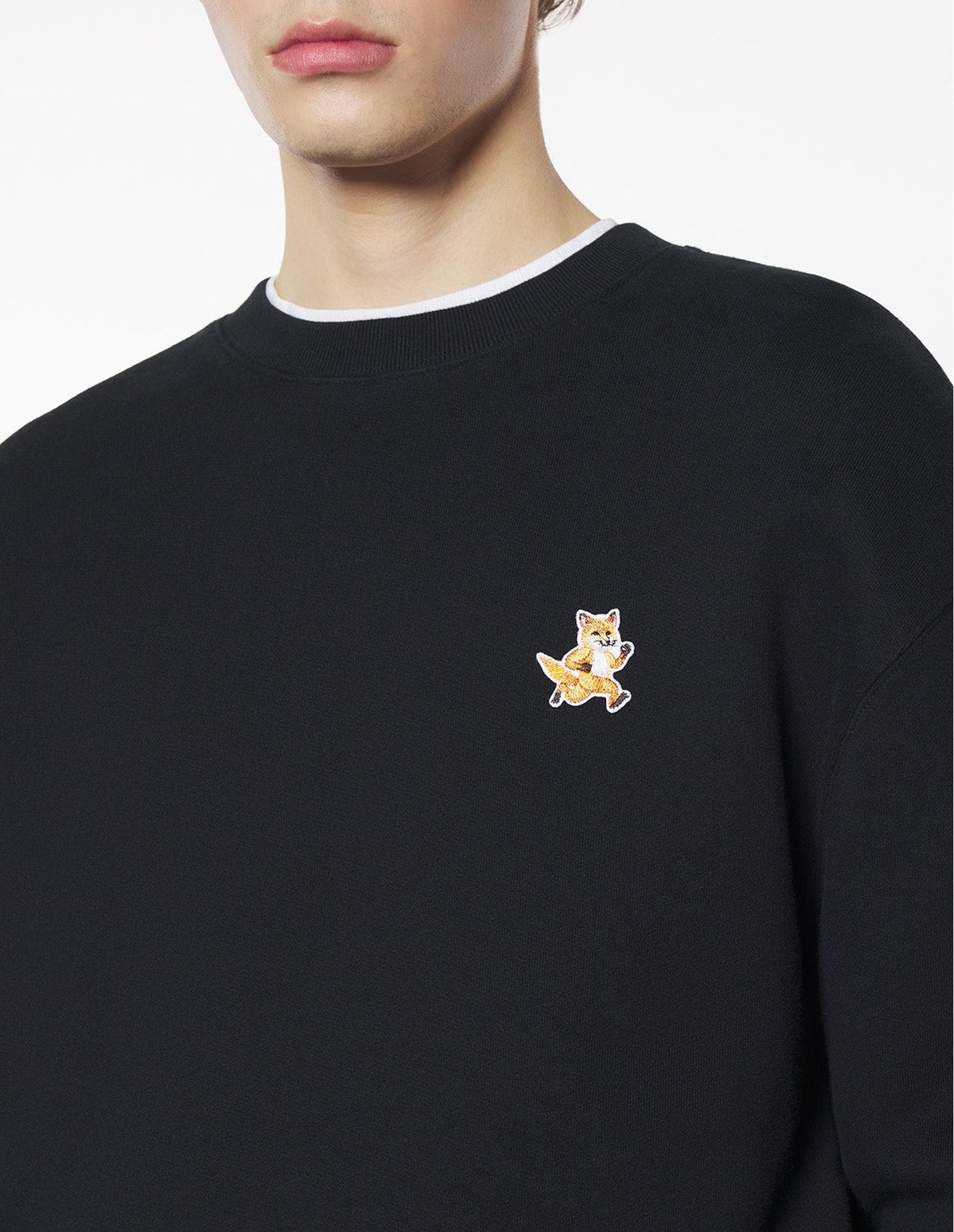 Sweatshirt with printed logo - Black
