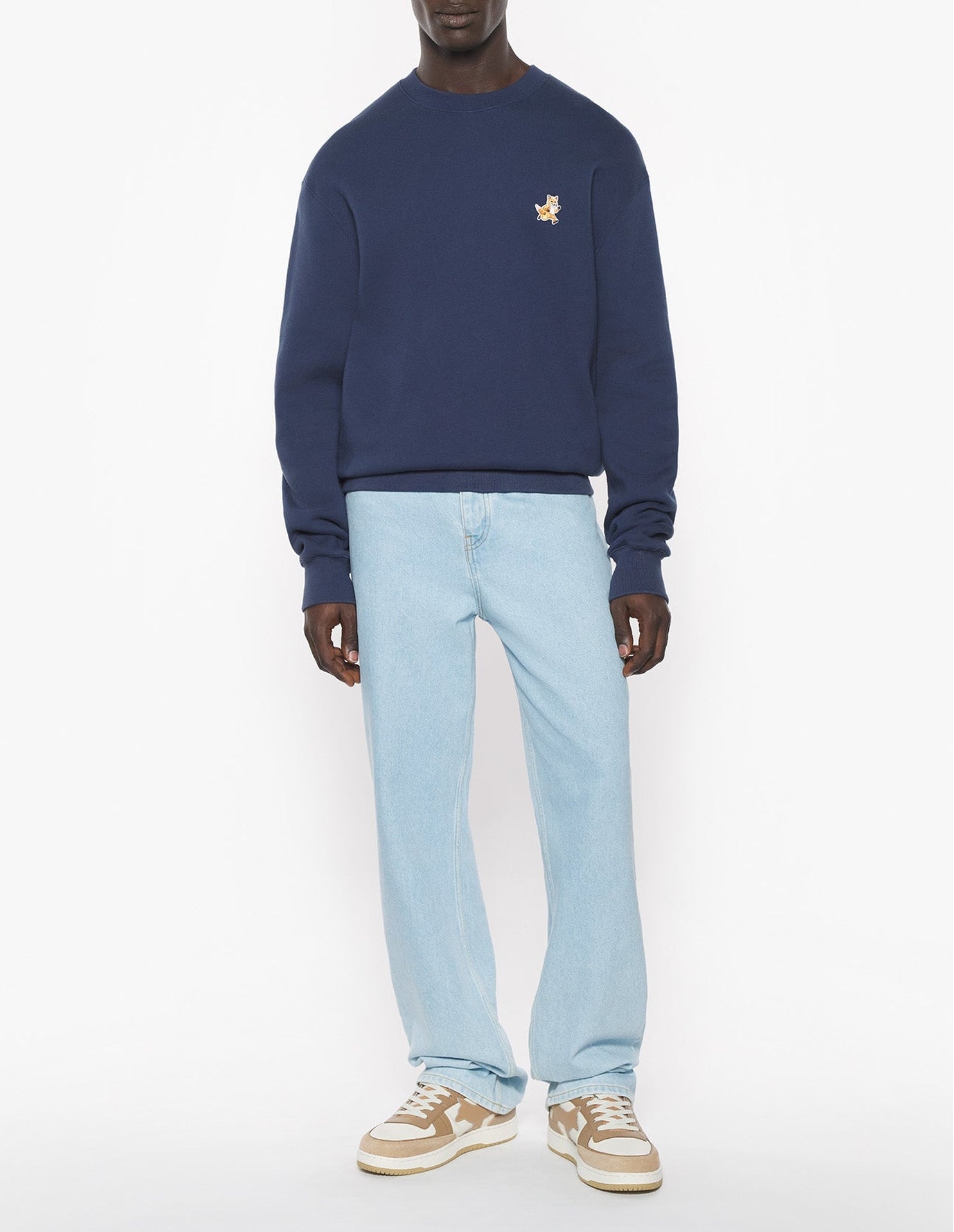 Sweatshirt avec logo imprimé - Ink Blue