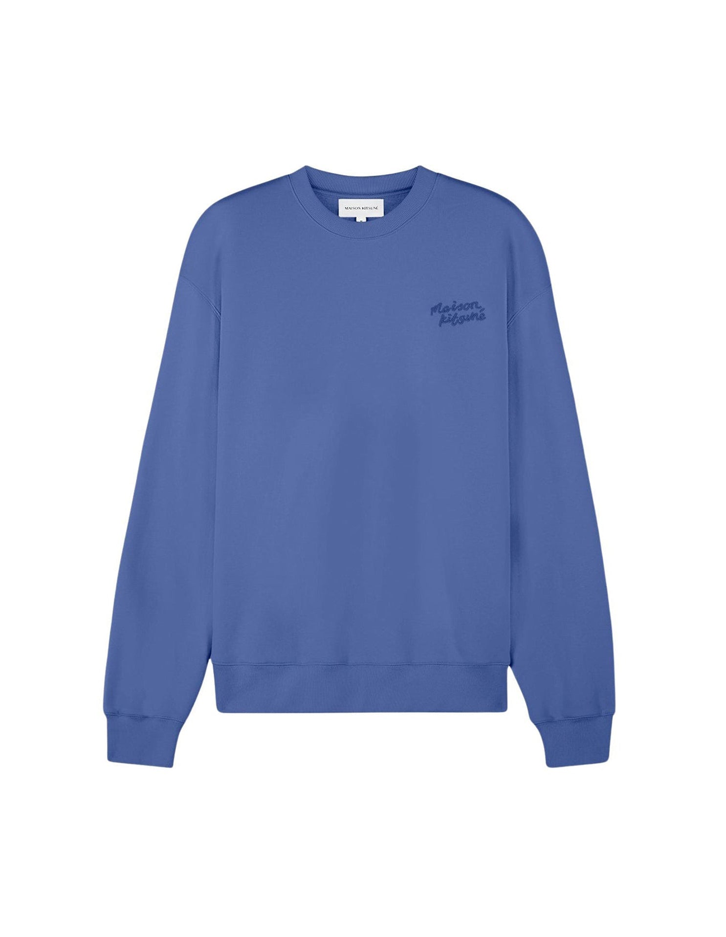 Sweatshirt à manches longues avec broderie - Storm Blue