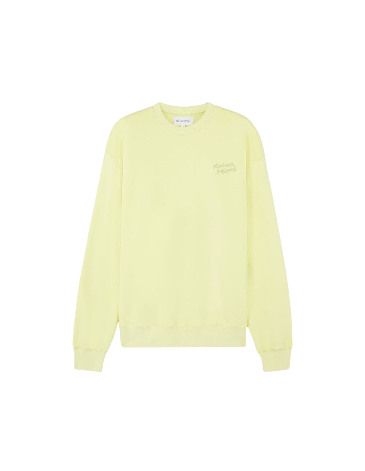 Pull à manches longues avec broderie - Chalk Yellow