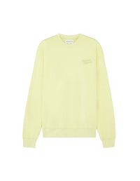 Sweatshirt à manches longues avec broderie - Chalk Yellow