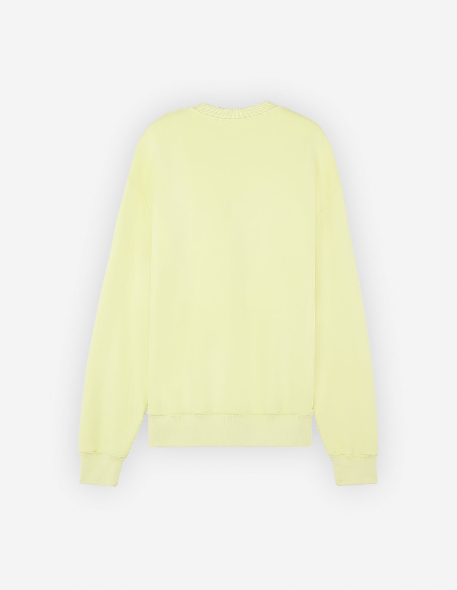 Sweatshirt à manches longues avec broderie - Chalk Yellow