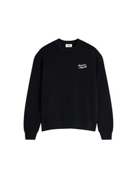 Long-sleeved sweatshirt with embroidery - Black & White