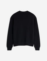 Long-sleeved sweatshirt with embroidery - Black & White