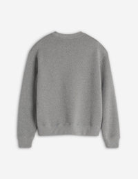 Bold Fox Head Sweatshirt with crest - Medium Grey Melange